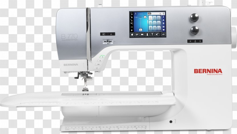 Quilting Bernina International Sewing Machines Embroidery - Zigzag Stitch - Button Attachment Machine Transparent PNG