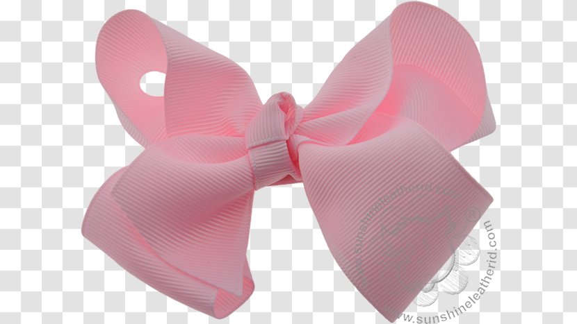 Bow Tie Ribbon Pink M Shoelace Knot RTV - Baby Hair Transparent PNG