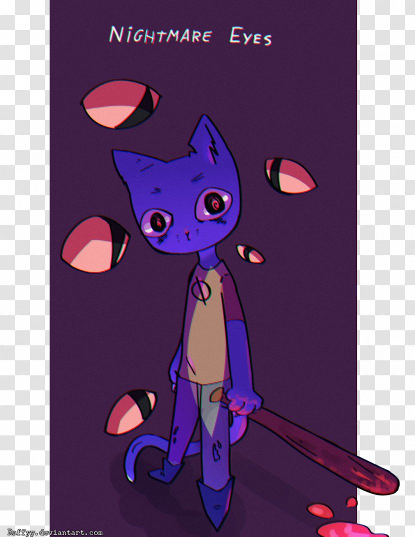 Night In The Woods Fan Art Nightmare - Mythical Creature - Mind Transparent PNG