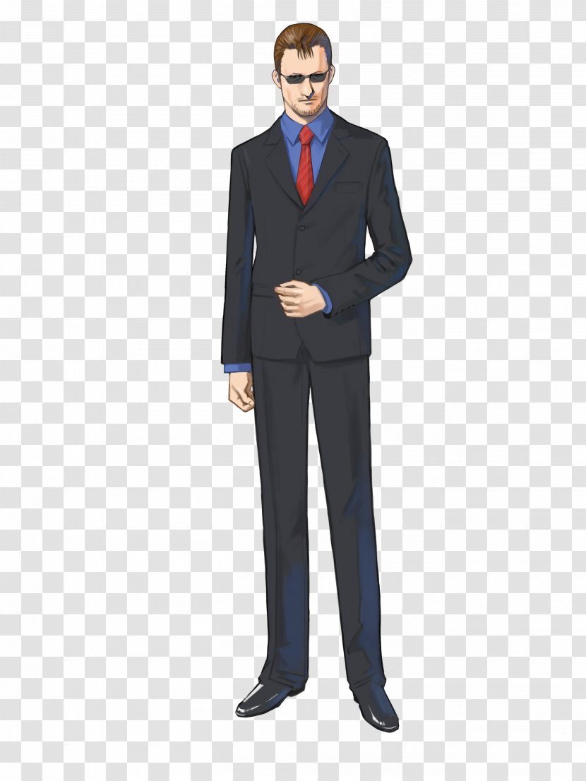 Tuxedo Gary 'Eggsy' Unwin Costume Trois Pièces Suit - Man - Agent Smith Transparent PNG