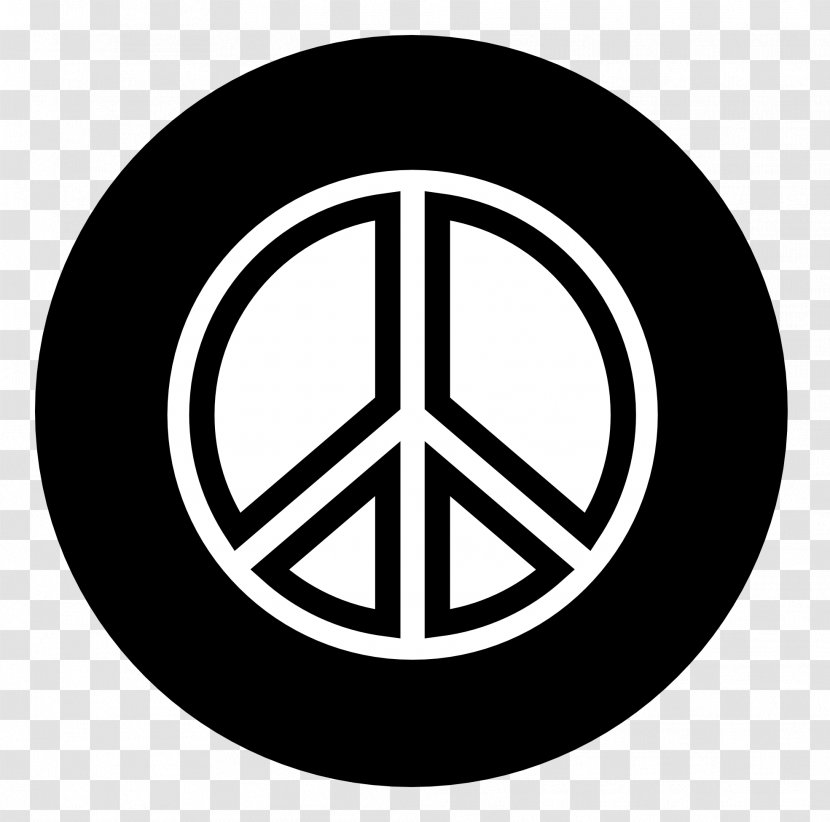 Peace Symbols Black And White Coloring Book Clip Art - Brand - Sighn Pictures Transparent PNG