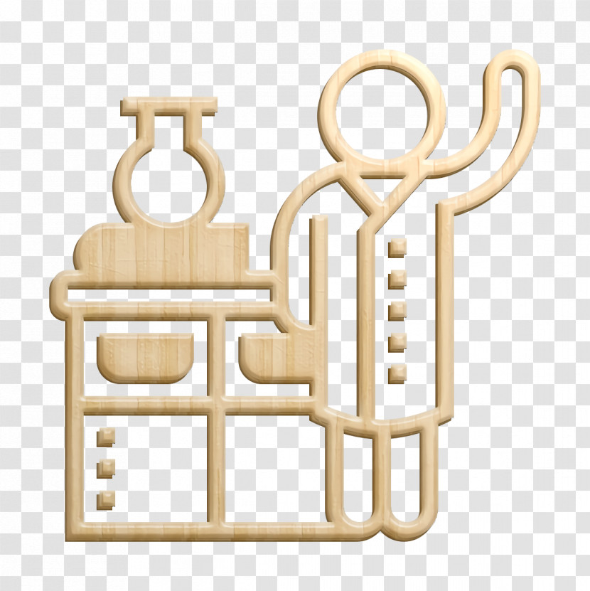 Bioengineering Icon Scientist Icon Laboratory Icon Transparent PNG