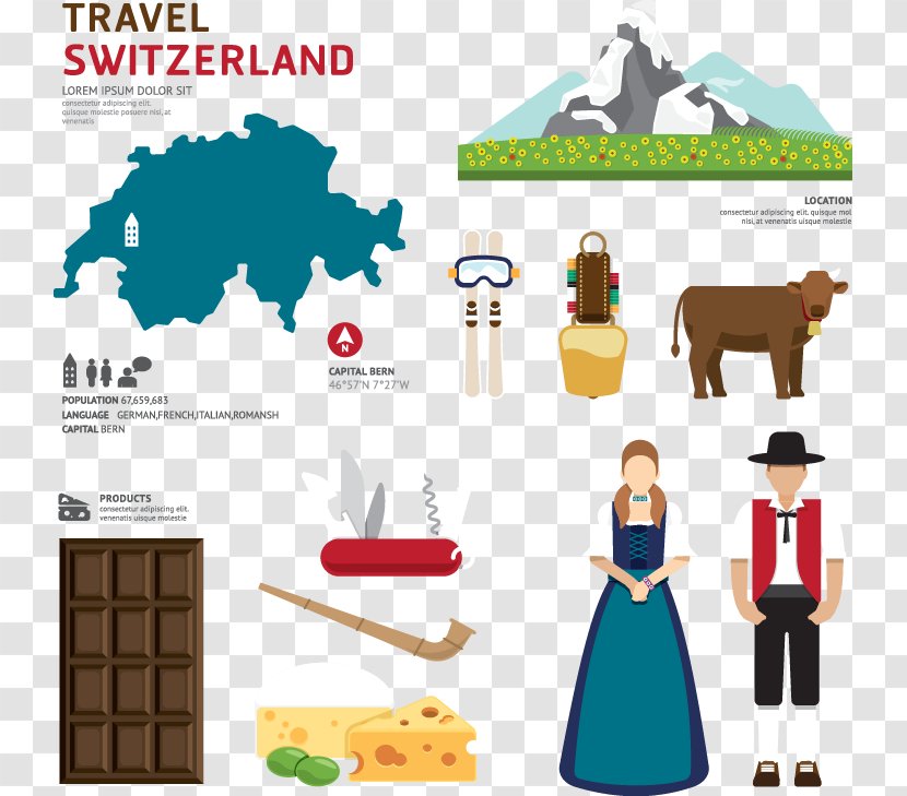 Switzerland Clip Art - Communication - Flat TourismSwitzerland Transparent PNG