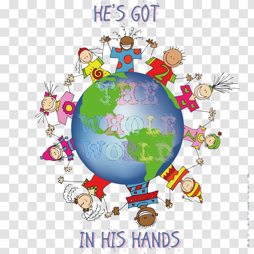 He's Got The Whole World In His Hands Earth Song - Text - Continue Gift Summer Privilege Transparent PNG