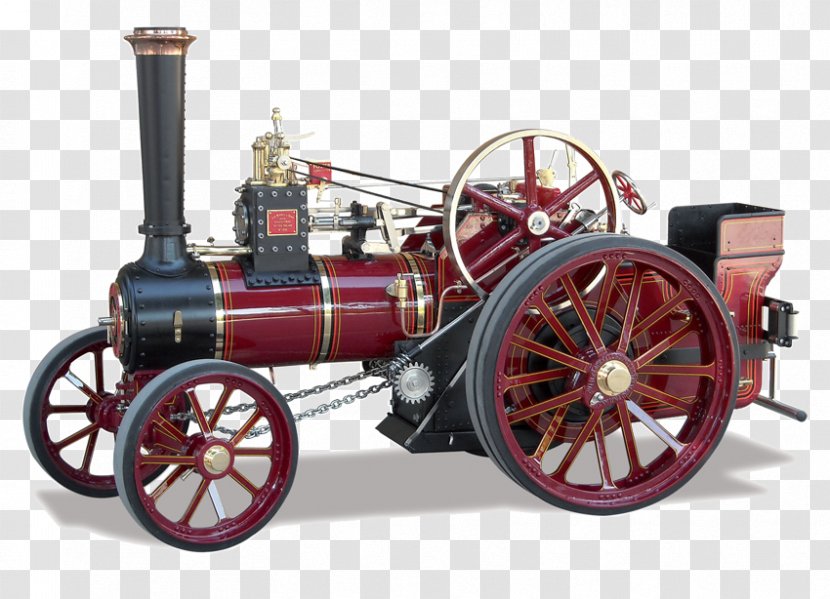 Steam Engine Tractor Live Transparent PNG