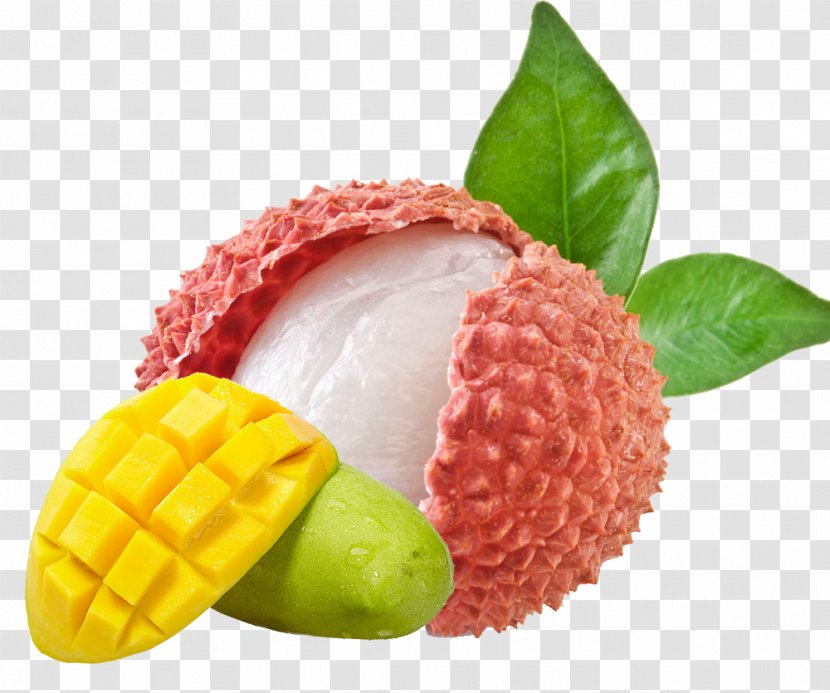 China Lychee Tropical Fruit Food - Frozen Dessert - And Mango Transparent PNG