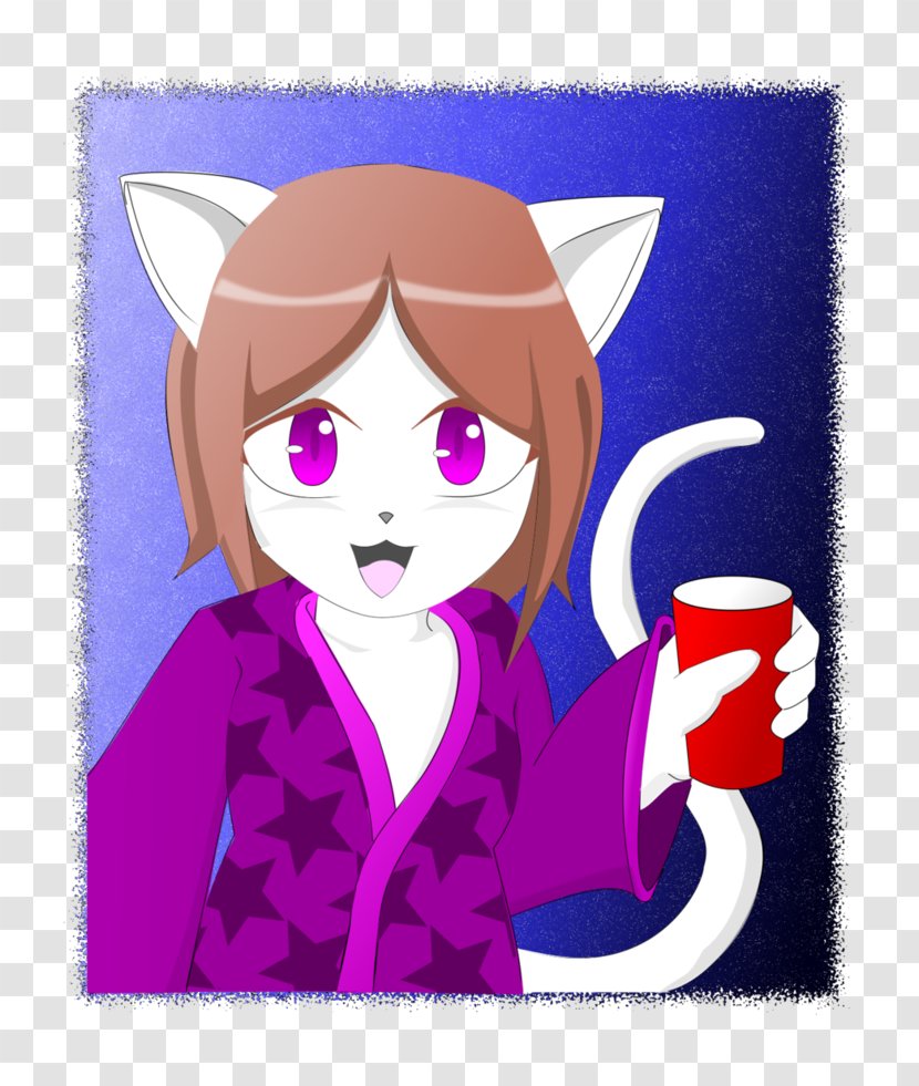 Cat Pink M Character Clip Art - Frame Transparent PNG