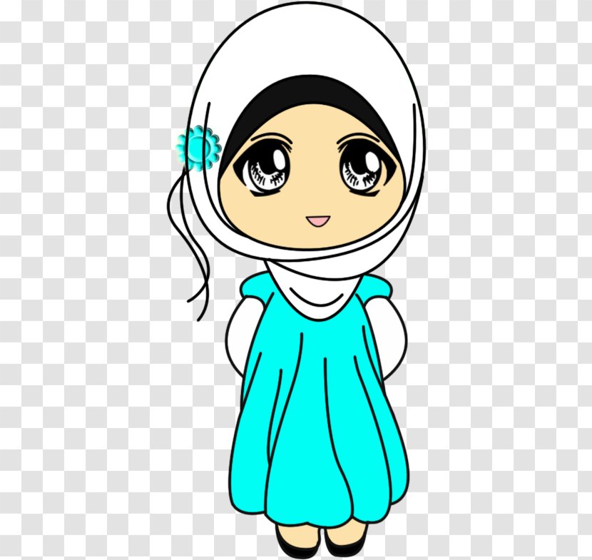 Qur'an Muslim Hijab Islam Drawing - Cartoon Transparent PNG