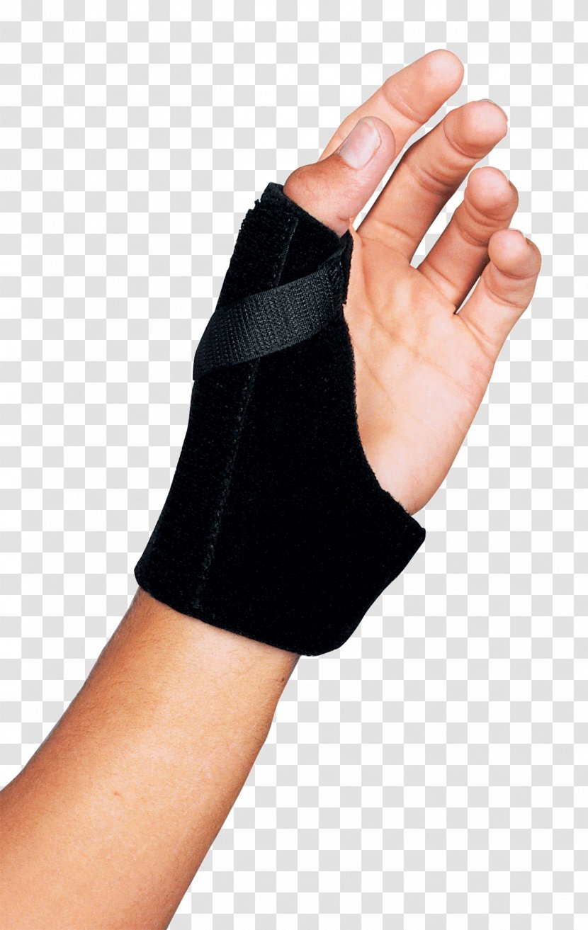 Spica Splint Thumb Wrist Brace Tendinitis - Braces Transparent PNG
