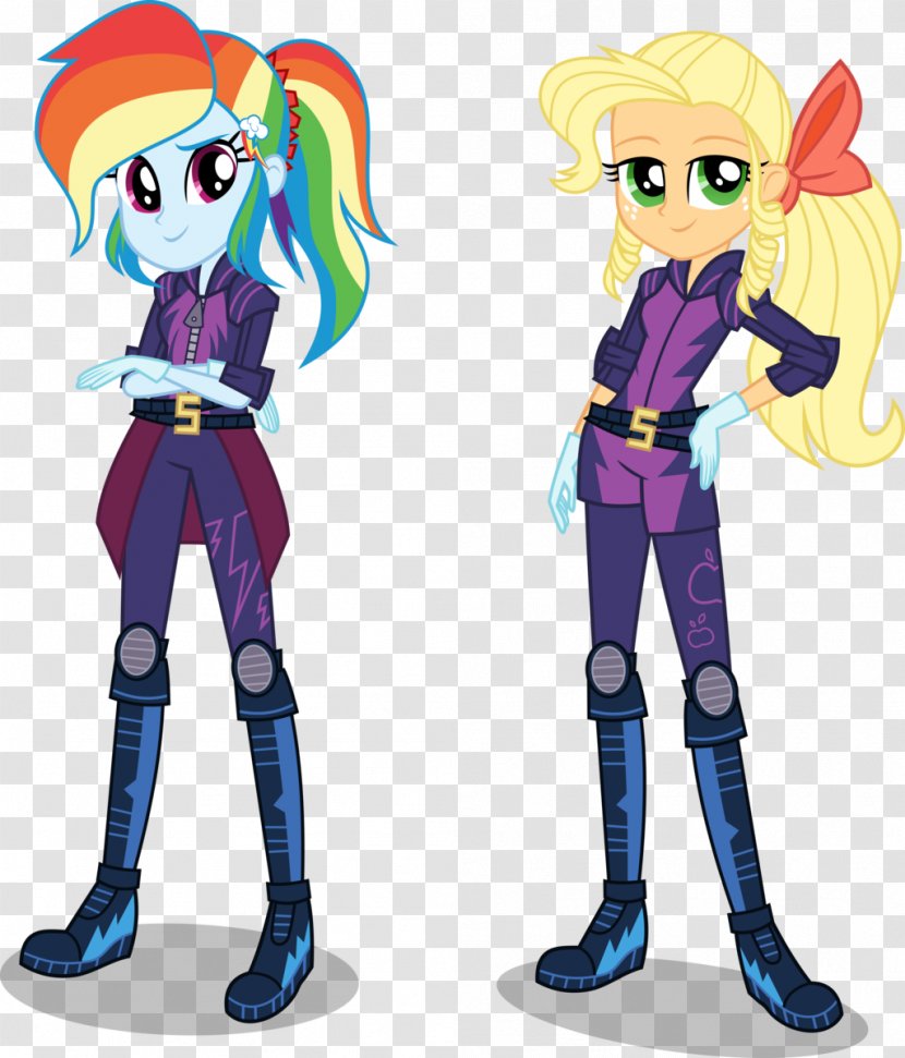 Rainbow Dash Applejack Twilight Sparkle Rarity Pinkie Pie - Silhouette - Equestria Girls Friendship Games Pictrer Transparent PNG