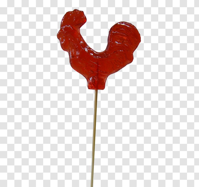 Lollipop Sugar Confectionery Rooster Red - Tartan Transparent PNG