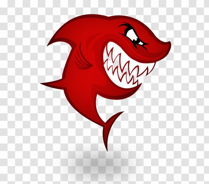 Hungry Shark Evolution T-shirt Attack - Mouth - Red Ferocious Transparent PNG