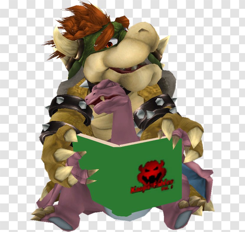 Figurine Toy Character Fiction - Bowser Transparent PNG