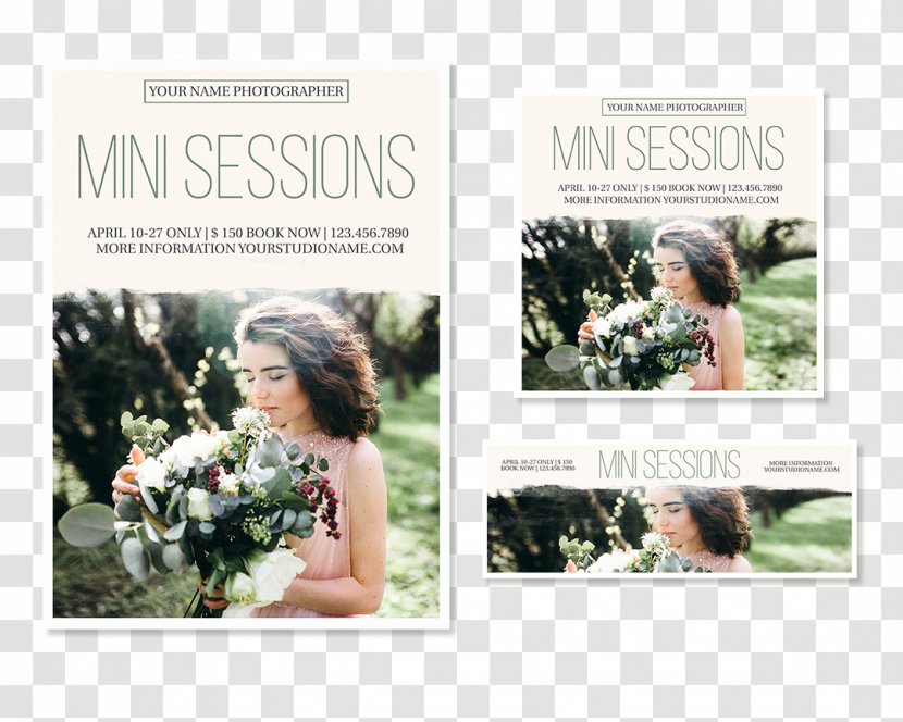 Floral Design Wedding Advertising - Flower Arranging - Mini Session Transparent PNG