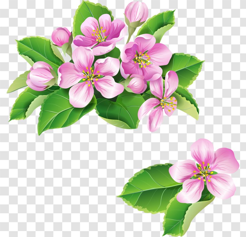 Paper Pink Flowers Clip Art - Bouquet Transparent PNG