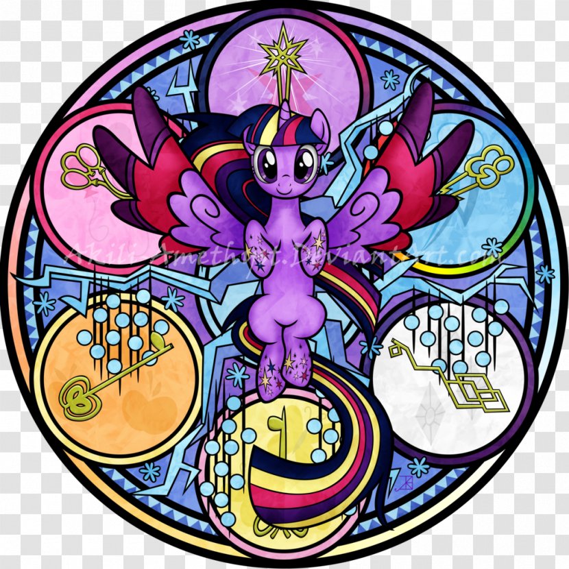 Rarity Pinkie Pie Rainbow Dash Pony Stained Glass - My Little The Movie Transparent PNG