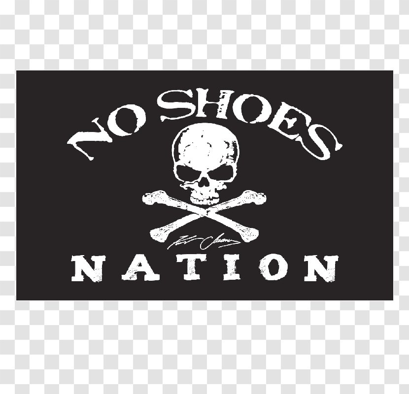 No Shoes Nation Tour Live In Baseball Cap Pirate Flag Shoes, Shirt, Problems - Black Transparent PNG