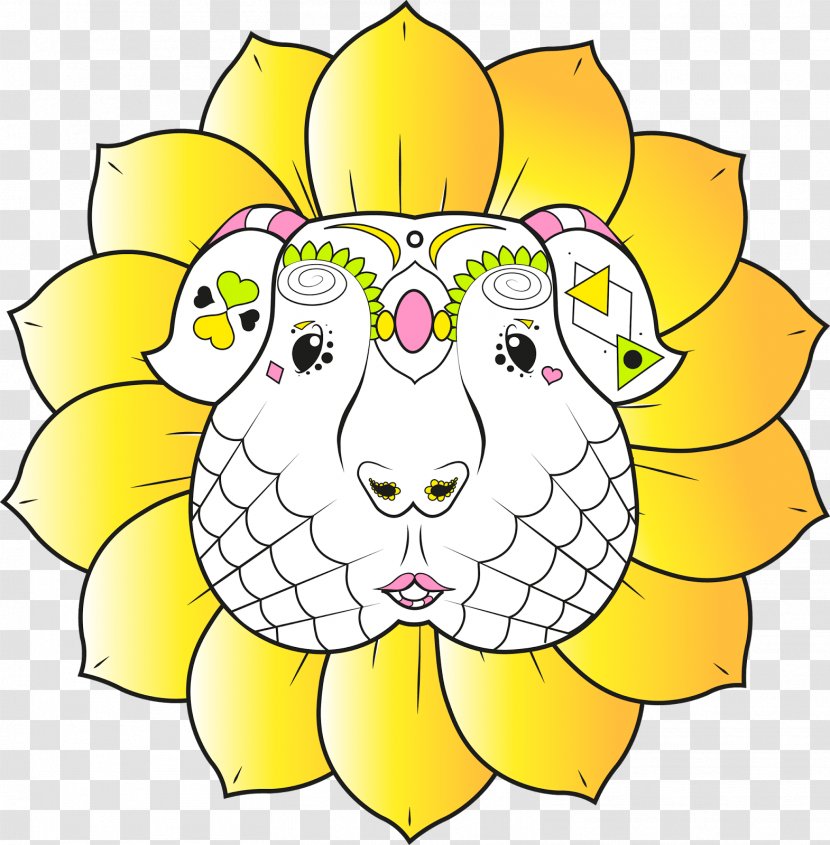 T-shirt Calavera Guinea Pig Art - Symmetry Transparent PNG