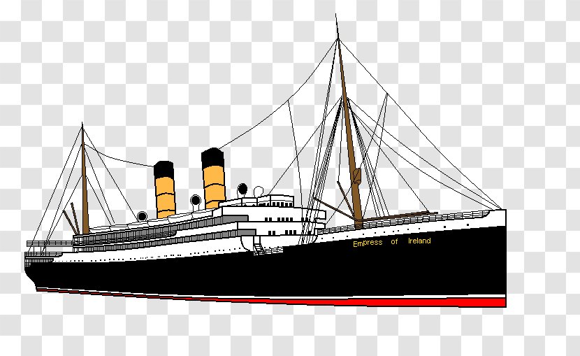RMS Empress Of Ireland Royal Mail Ship Sinking The Titanic - Naval Architecture - Ghost Transparent PNG