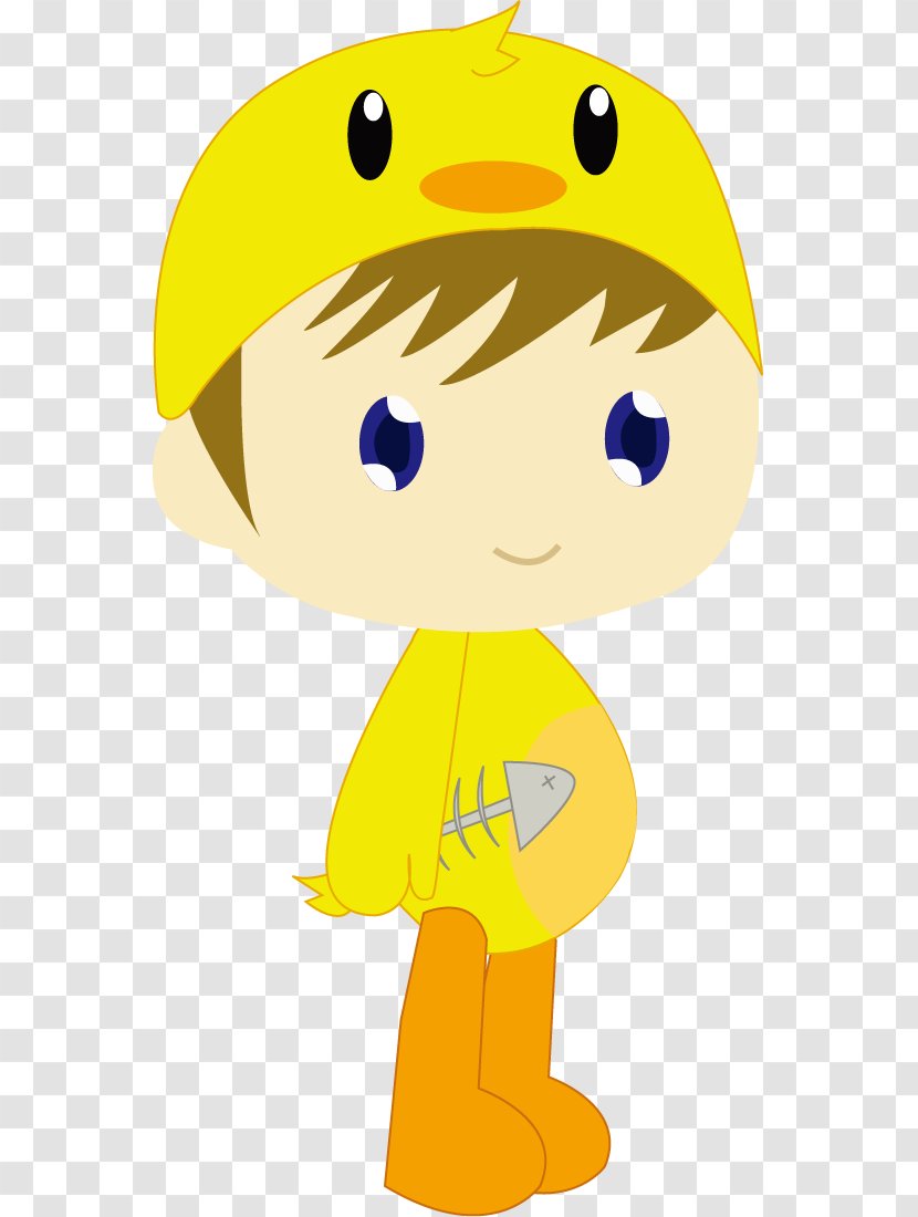 Duck Clip Art - Nose - Vector Cute Cartoon Characters Duckling Transparent PNG