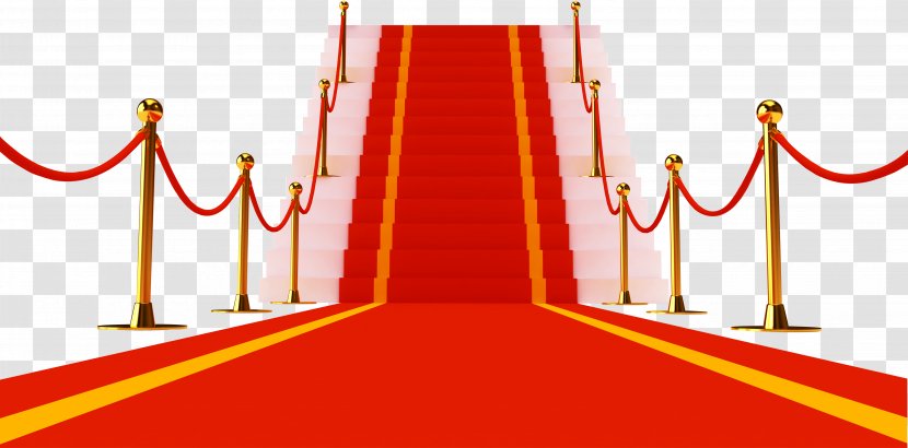 Red Carpet Stairs Stair - Avenue Of Stars On The Transparent PNG