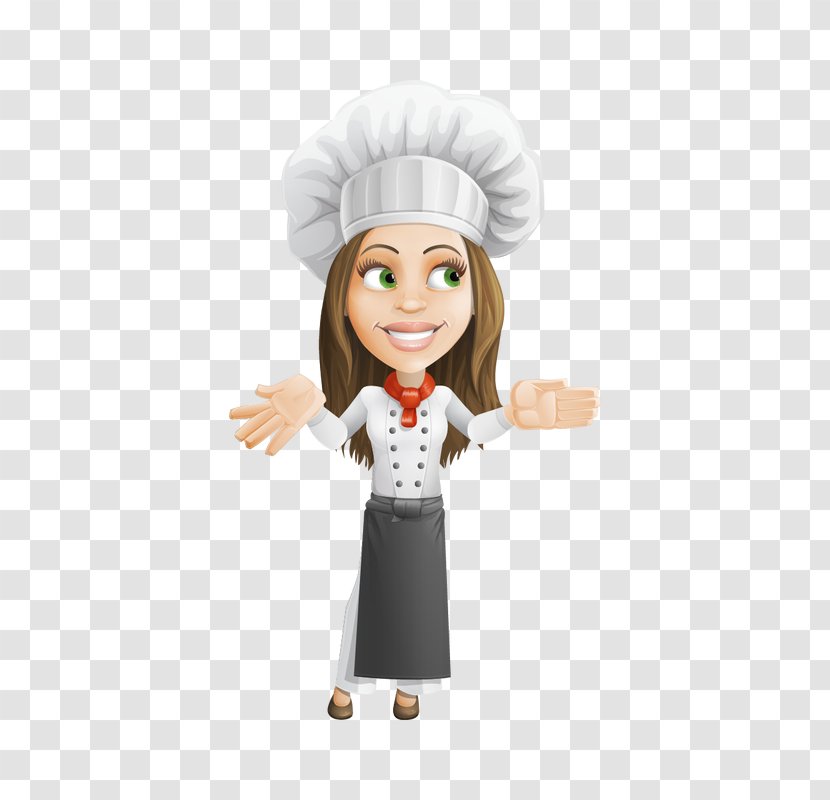 Chef Cartoon Cooking - Anchovy Transparent PNG