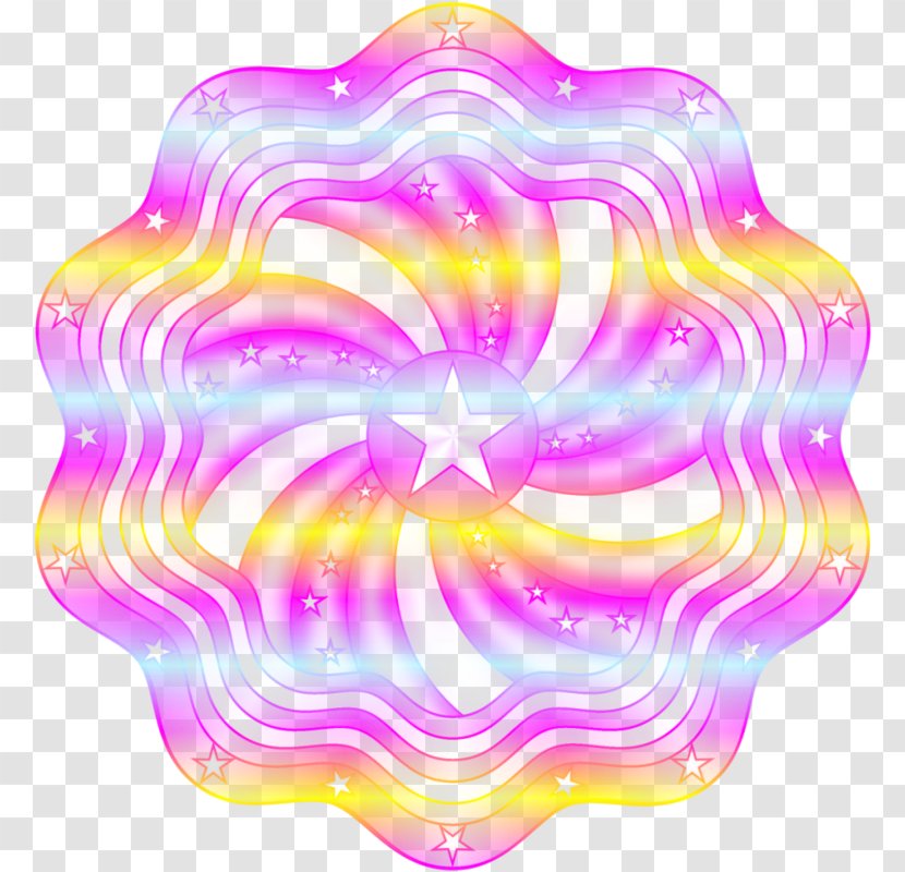 Rotation Five-pointed Star Pattern - Raster Graphics - Rotating Color Artwork Transparent PNG