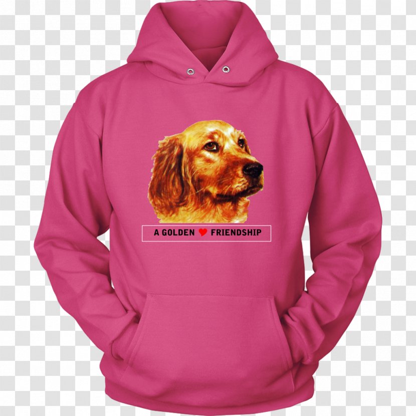 T-shirt Hoodie Clothing Sleeve - Companion Dog - Golden Retriever Transparent PNG