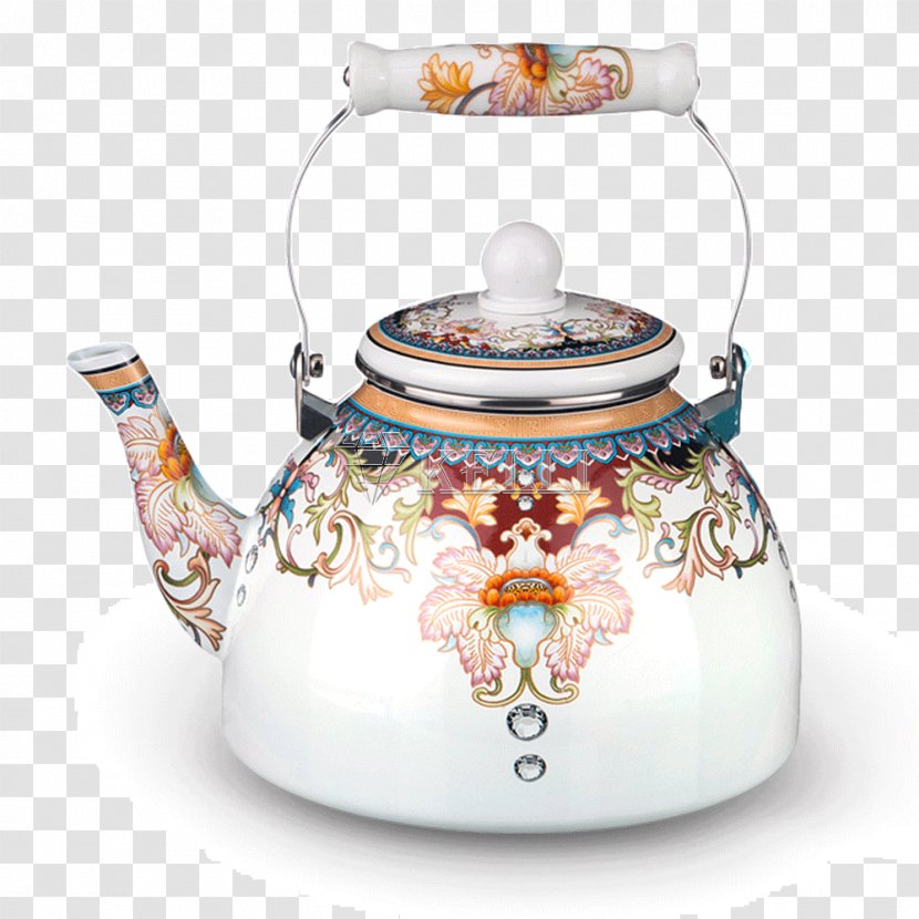 Kettle Teapot Tableware Эмалированная посуда Porcelain Transparent PNG