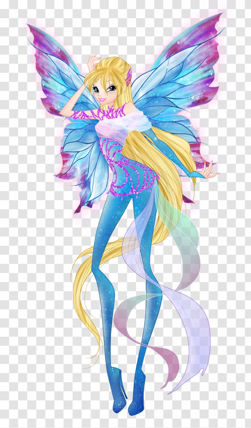 Tecna Bloom Roxy Flora Musa - Cartoon - Phoenix Wings Transparent PNG