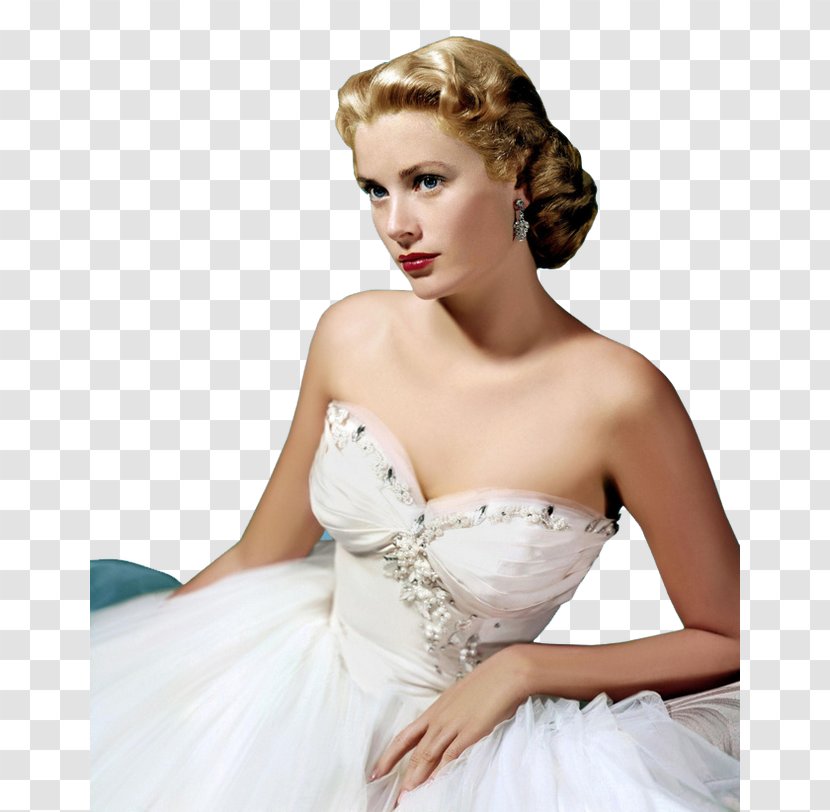 Grace Kelly 1950s Hairstyle Long Hair Beauty - Cartoon - Goddess Transparent PNG