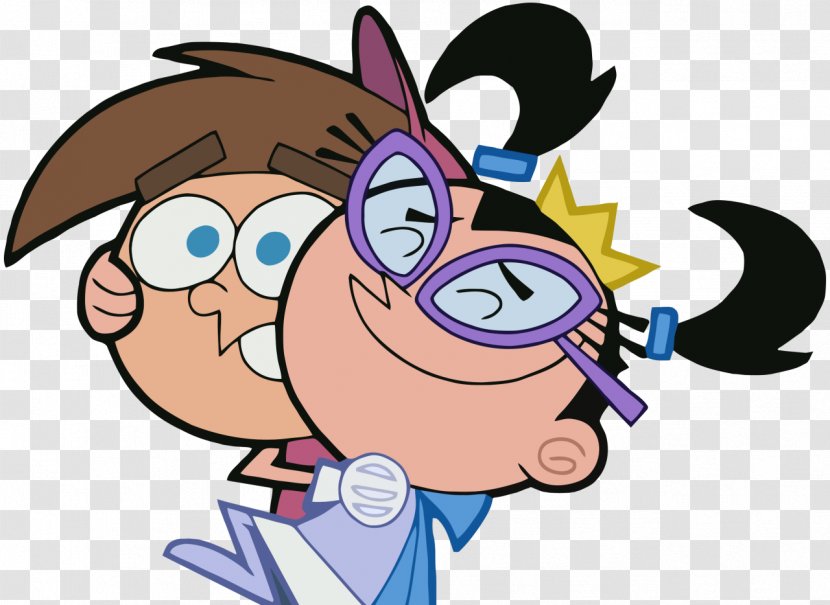 Tootie Timmy Turner Trixie Tang - Heart - Watercolor Transparent PNG