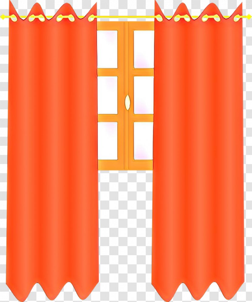 Orange - Window Valance - Interior Design Transparent PNG
