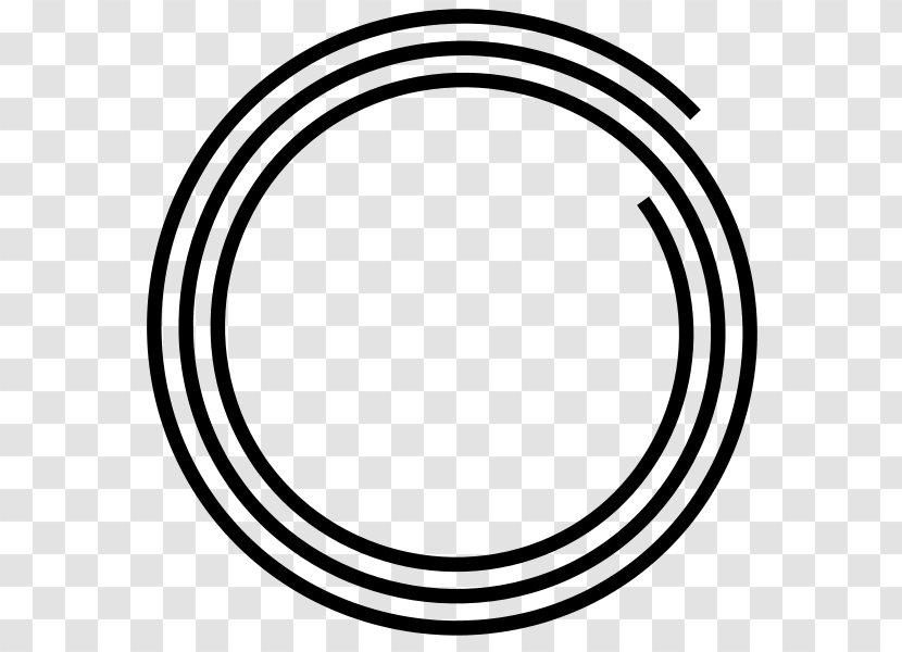 Circle Thumbnail Wikimedia Commons Toroid - Black And White Transparent PNG