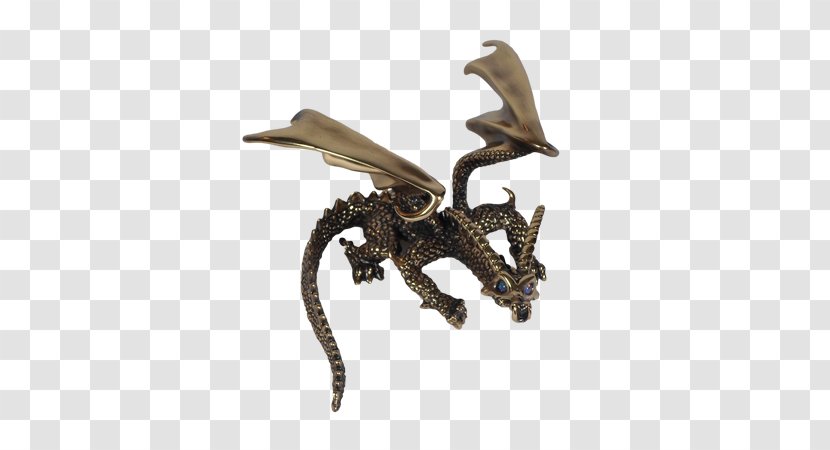 Metal Legendary Creature - Body Jewelry - Dragon Cloak Clasp Transparent PNG