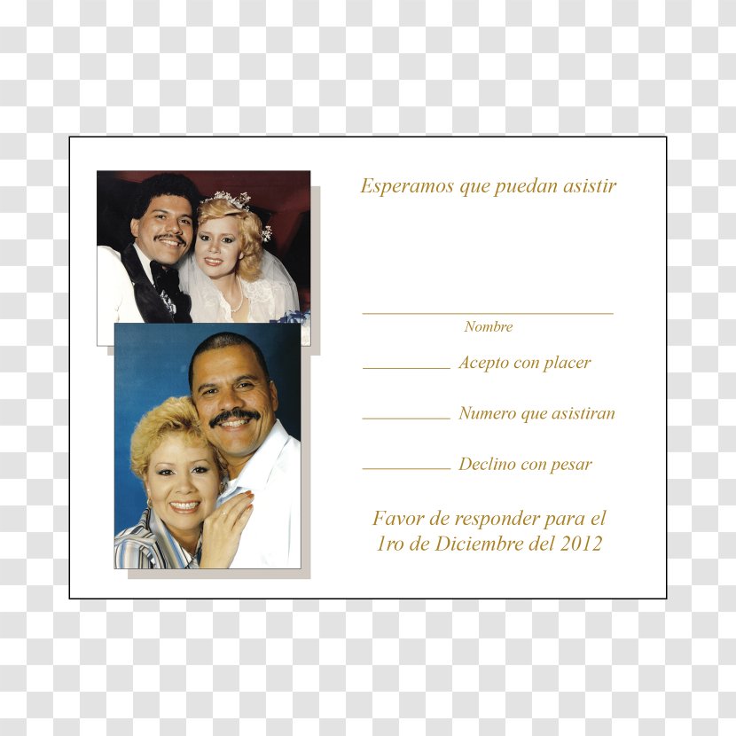 Wedding Invitation Anniversary Party - Picture Frame Transparent PNG