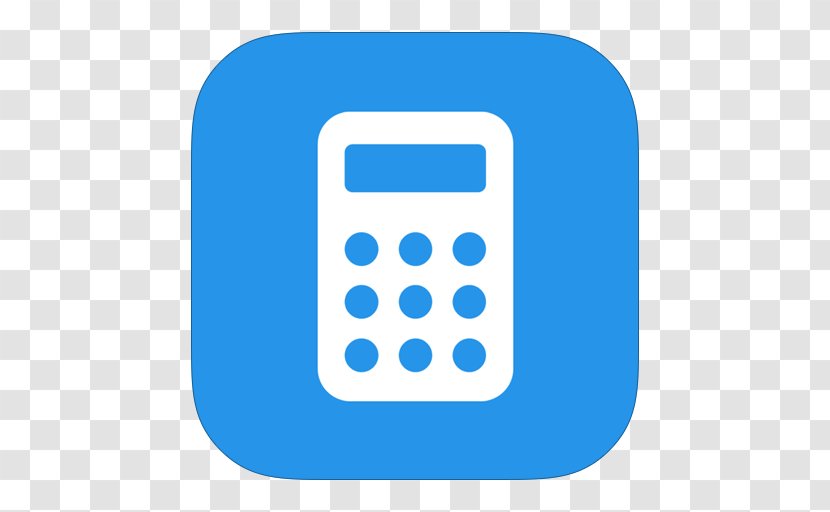 Computer Icon Area Communication Multimedia - Telephony - MetroUI Apps Calculator Transparent PNG