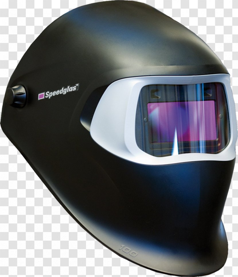 Welding Helmet Gas Tungsten Arc 3M Metal - Personal Protective Equipment - Light Transparent PNG
