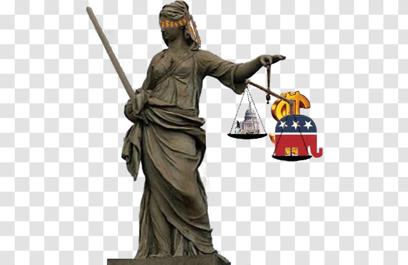 Lady Justice Statue Bronze Sculpture Image - Classical Transparent PNG