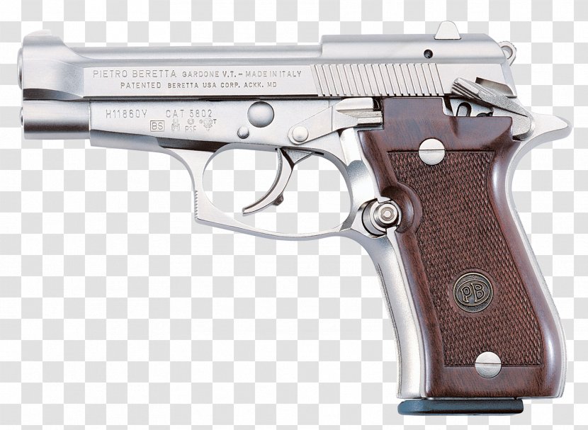 Beretta Cheetah Semi-automatic Pistol Handgun Firearm Transparent PNG