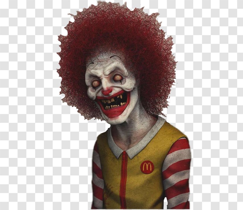 Ronald McDonald Real Life McDonald's Artist - Television Show - Horror Transparent PNG