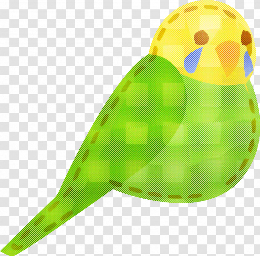 Green Parakeet Yellow Parrot Budgie Transparent PNG