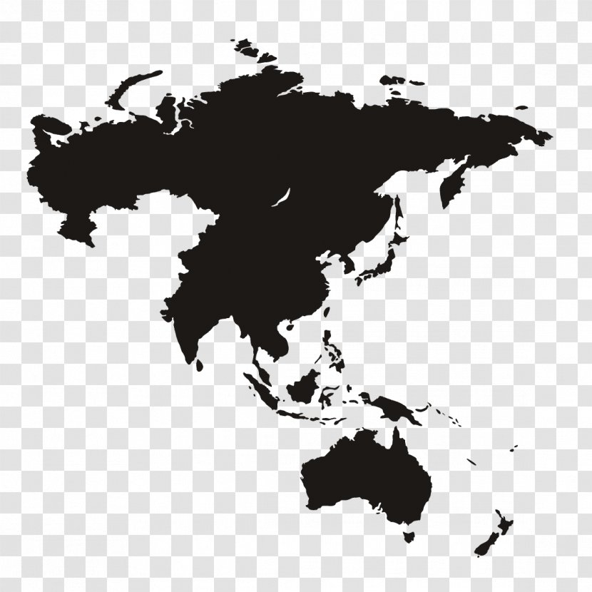 World Map Globe - Flat Earth - Asia Pacific Transparent PNG