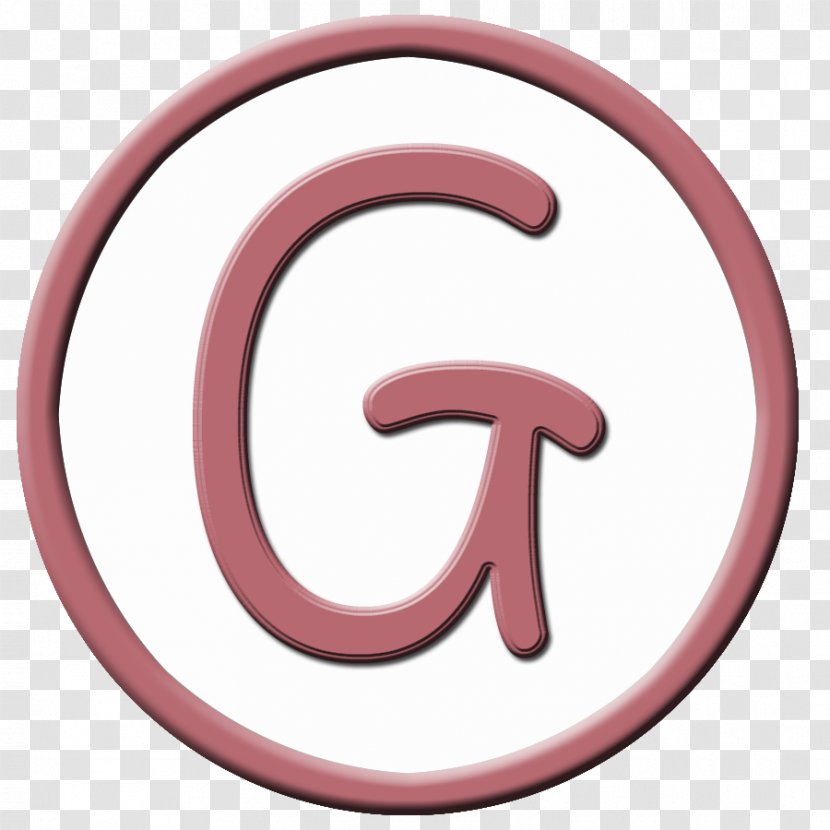 Letter Case G - Pink - Trademark Transparent PNG