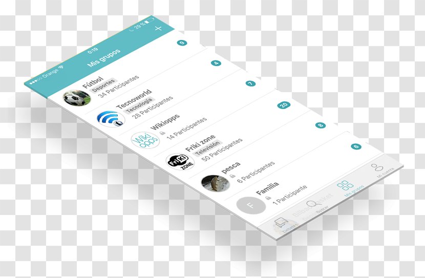 Brand Product Design Font - App Screen Mockup Transparent PNG
