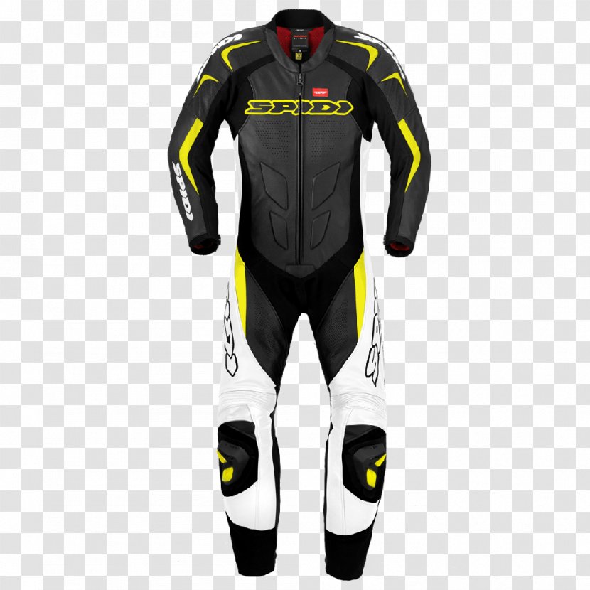 Spidi Supersport Wind Pro Motorcycle Tronik Leather Suit 1pcs. Male Replica Piloti Race Track Evo - 1pcs - Neoprene Nylon Mesh Fabric Transparent PNG