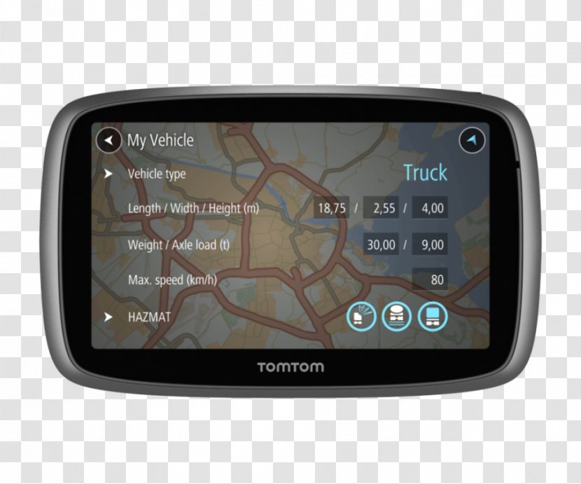 GPS Navigation Systems Satellite TomTom Trucker 6000 - Tomtom 5000 - Kf Transparent PNG