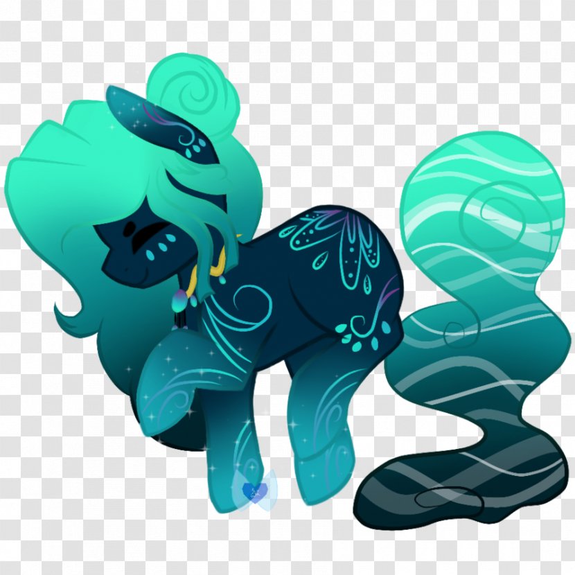Horse Green Turquoise - Grass Transparent PNG