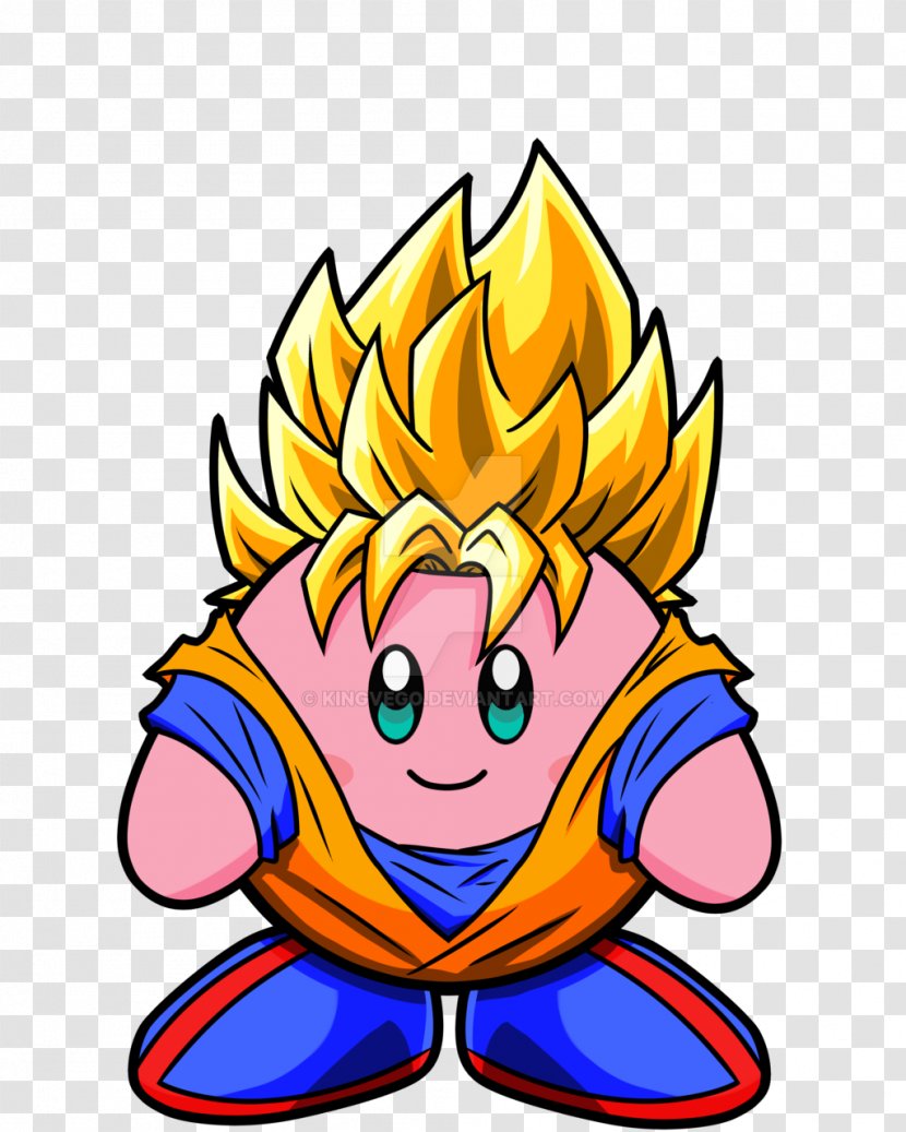 Kirby Super Star Vegeta Majin Buu Goku - Saiyan Transparent PNG