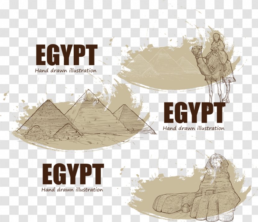 Great Sphinx Of Giza Egyptian Pyramids Illustration - Art - Vector Egypt Features Transparent PNG